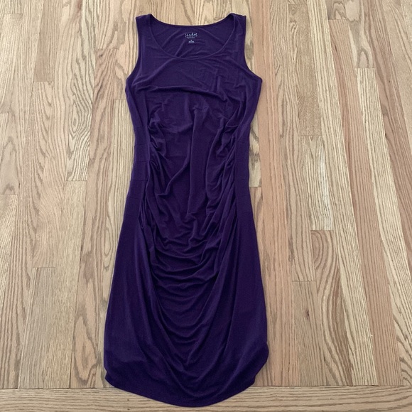 NWOT Isabel Maternity by Ingrid & Isabel M Purple Tank Top Maxi Dress - Picture 5 of 12